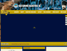 Tablet Screenshot of kastamonubasketbolsk.org